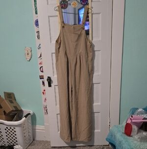 Women's Tan Jumpsuit